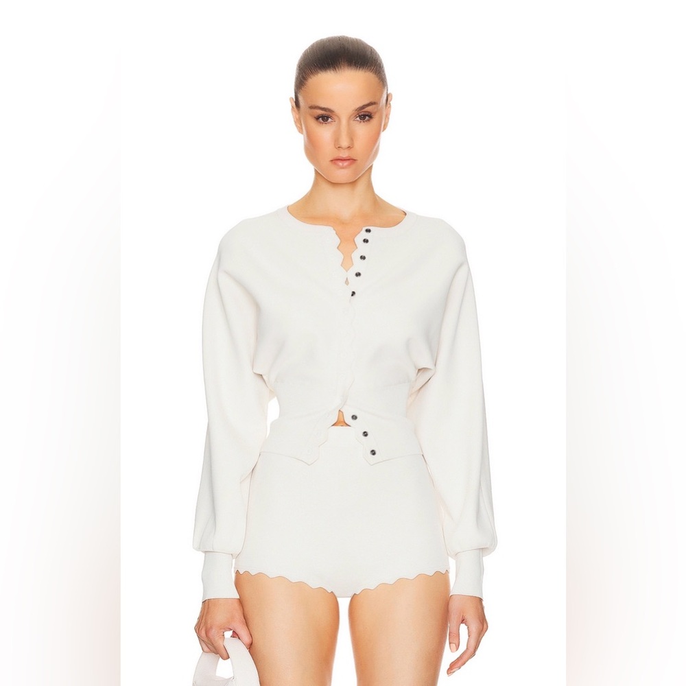 NWT Helsa Elvira Cardigan in white - Picture 3 of 12